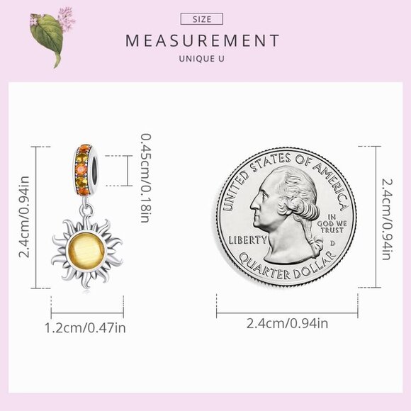 Animal Charms for Bracelets 925 Sterling Silver Bead Charms Bee Butterfly Fox Ch - Picture 6 of 7